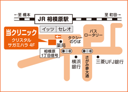 島田整形クリニックまでの地図